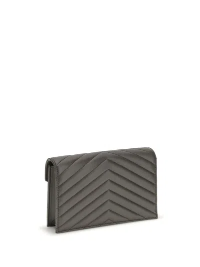 Saint Laurent Wallets In Black