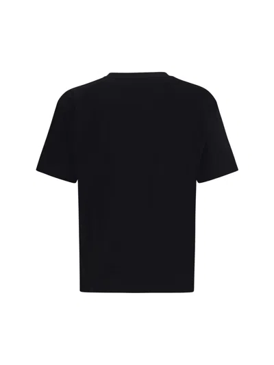 Valentino Crew Neck Short Sleeve T-shirt Design In Black