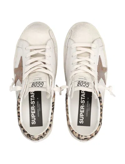 Golden Goose Super Star Pony Leo In White