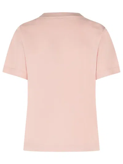 Burberry Pink Cotton T-shirt In Pink