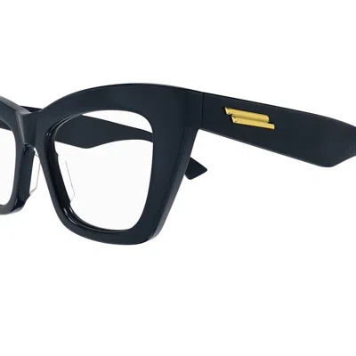 Bottega Veneta Geometric Frame Flat Mirror In Blue