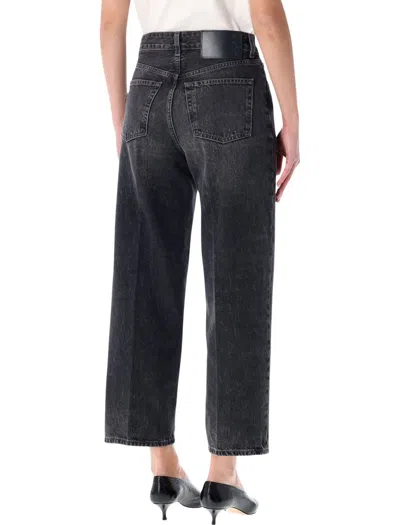 Haikure Betty Authentic Black Cropped Jeans In Black