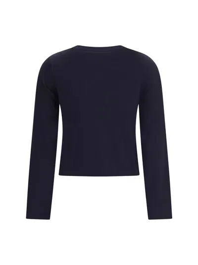 Extreme Cashmere N 451 Lisa Cotton Cashmere Top In Blue