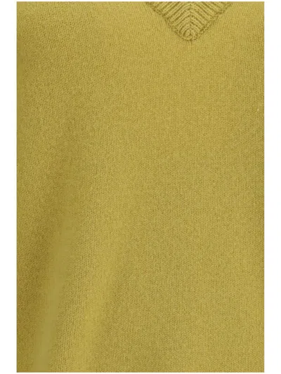 Extreme Cashmere Bicolor Cashmere Sweatshirt In Yellow