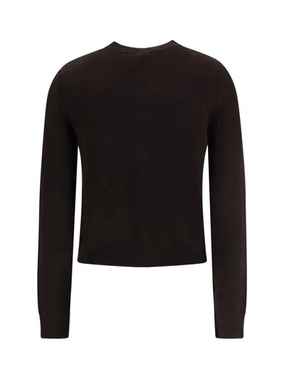 Lisa Yang Wilona Buttoned Cardigan In Brown