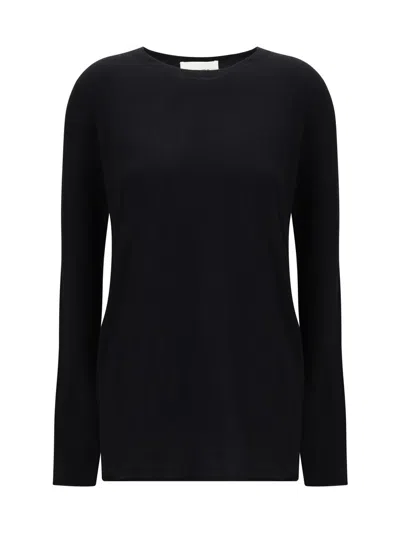 Lisa Yang Maurie Long-sleeve Sweater In Black