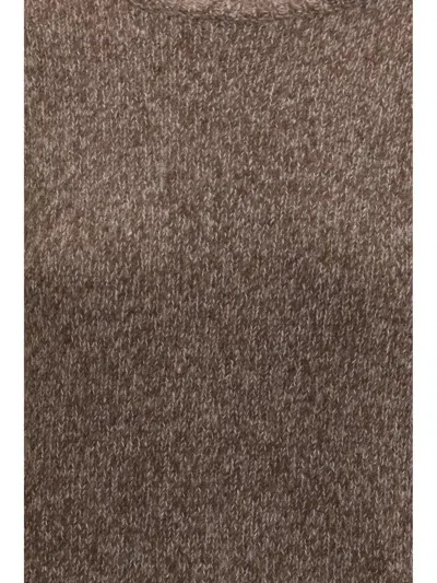 Lisa Yang Lova Crew-neck Sweater In Brown