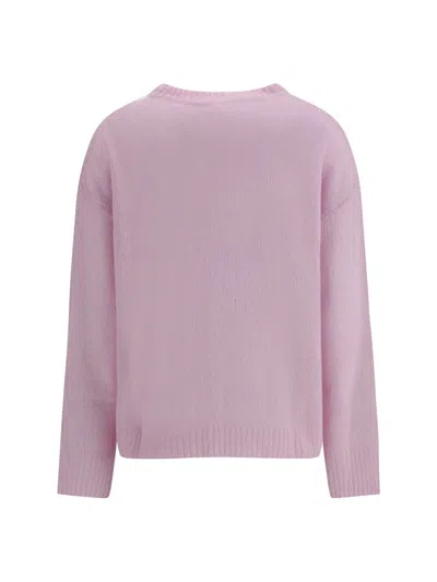 Lisa Yang Multicolor Cashmere Sweatshirt In Pink