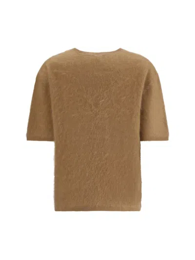 Lisa Yang Brown Cashmere Sweatshirt In Brown