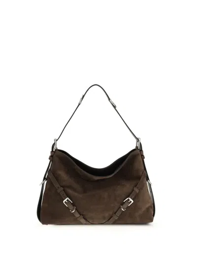 Givenchy Black Calf Leather Bos Taurus Shoulder Bag In Black