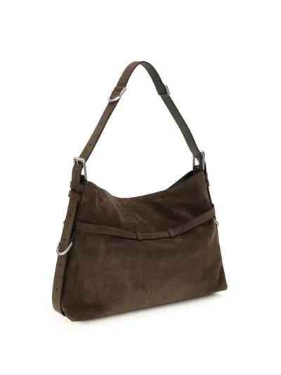 Givenchy Black Calf Leather Bos Taurus Shoulder Bag In Black