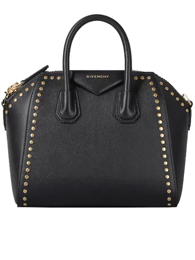 Givenchy Mini Antigona Tote Bag In Black