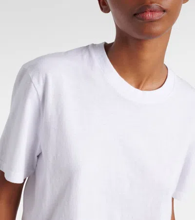 The Row Serata Cotton Jersey T-shirt In White