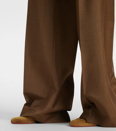 Christian Louboutin Miss Sab Suede Pumps In Green