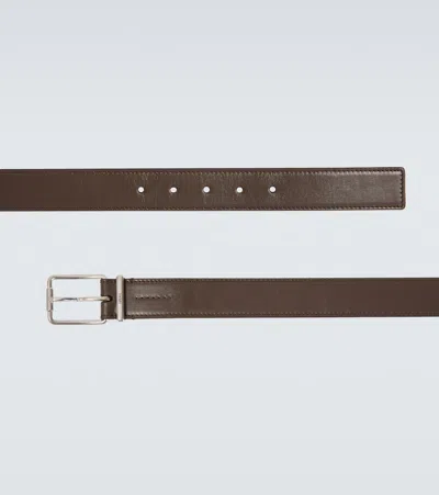 Loewe Leather Belt In Brown