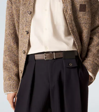 Loewe Leather Belt In Brown
