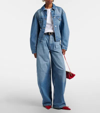 Jacquemus Logo Cotton Jersey T-shirt In White