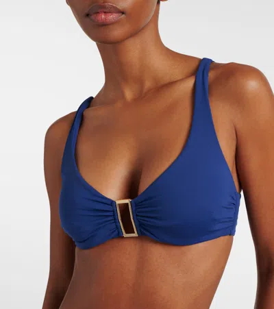 Melissa Odabash Brussels Bikini Top In Blue