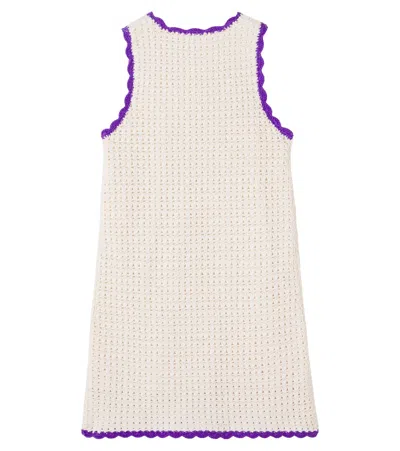 Bonpoint Lali Crochet Cotton Dress In White