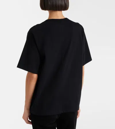 Rick Owens Brad Cotton Jersey T-shirt In Blue