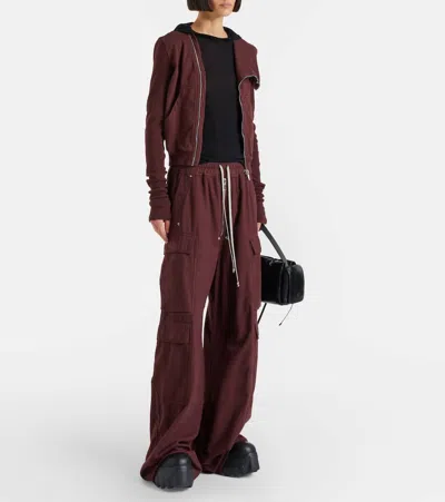 Rick Owens Hooded Top In Black