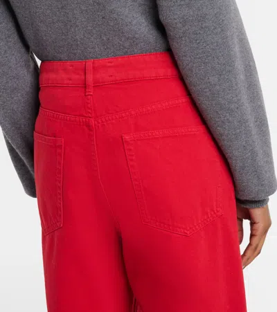 Rohe Belt-loop Pocket Jeans In Red