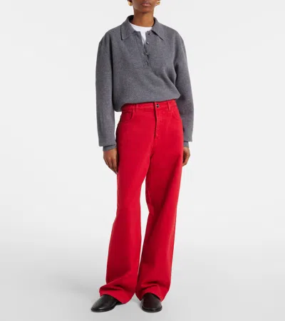 Rohe Belt-loop Pocket Jeans In Red