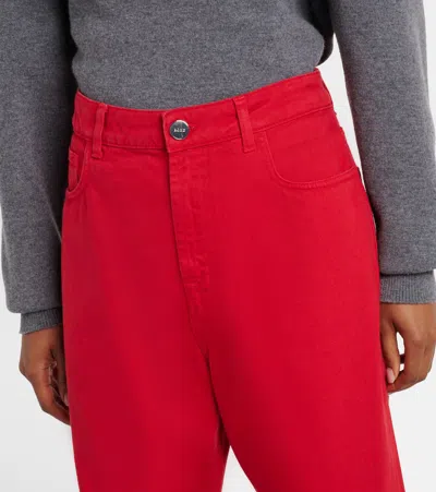 Rohe Belt-loop Pocket Jeans In Red