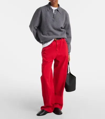 Rohe Belt-loop Pocket Jeans In Red