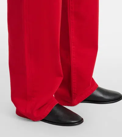Rohe Belt-loop Pocket Jeans In Red