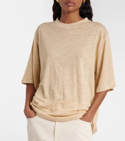 Rohe Linen T-shirt In Neutral
