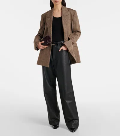 Rohe Róhe Ribbed-knit Wool Tank Top In Black