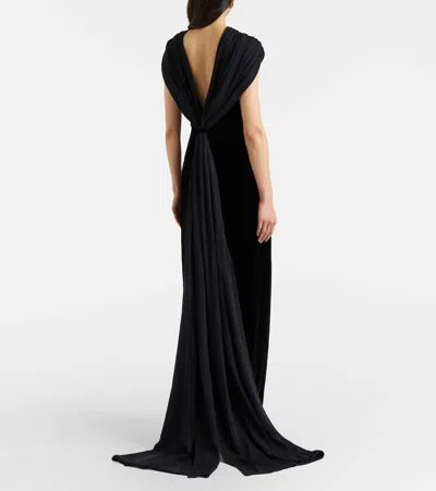 Markarian Vesper Cutout Gown In Black