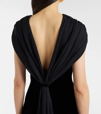 Markarian Vesper Cutout Gown In Black