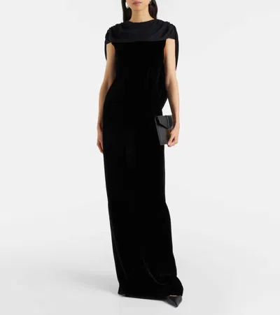 Markarian Vesper Cutout Gown In Black