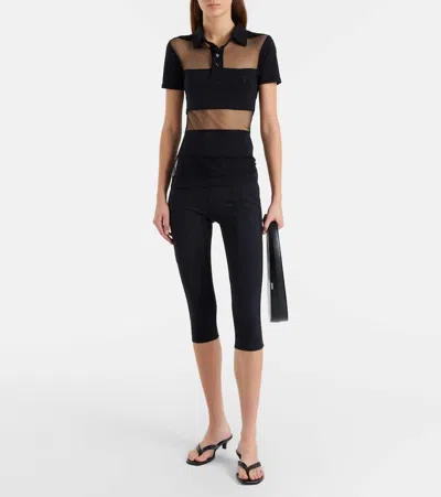 Coperni Leggings With Pockets In Black