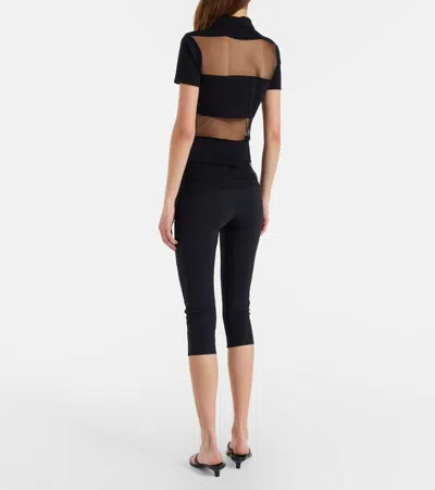 Coperni Leggings With Pockets In Black