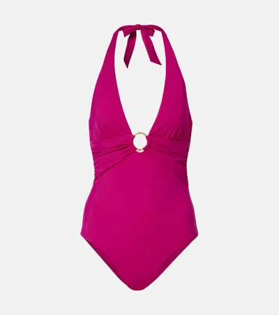 Heidi Klein Ithaca Embellished Swimsuit In Pink
