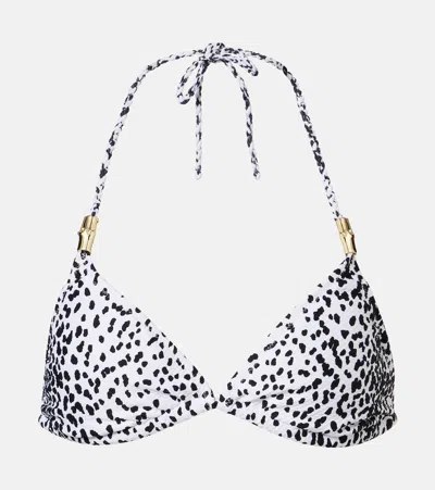 Heidi Klein Icaria Printed Bikini Top In Multi