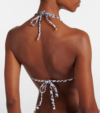 Heidi Klein Icaria Printed Bikini Top In Multi