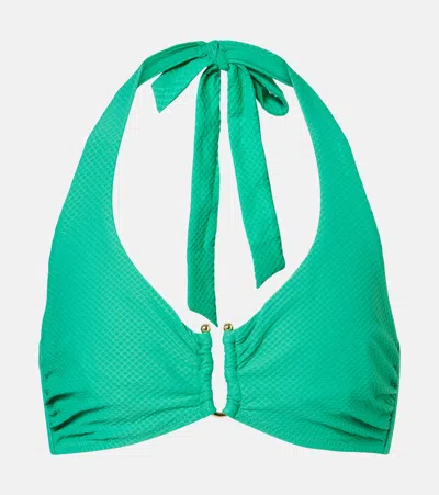 Heidi Klein Jade Bikini Top In Green