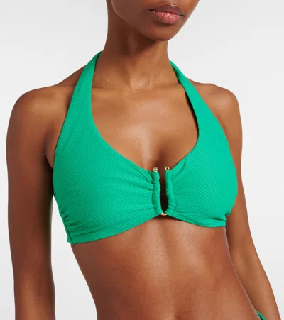 Heidi Klein Jade Bikini Top In Green