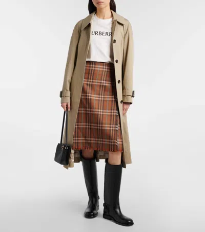 Burberry Cotton Jersey T-shirt In White