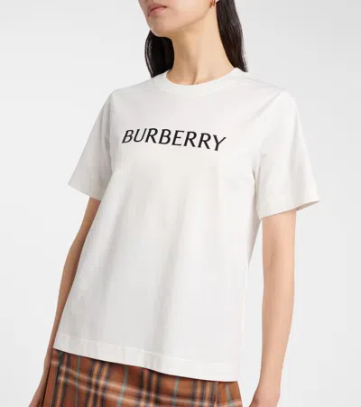 Burberry Cotton Jersey T-shirt In White