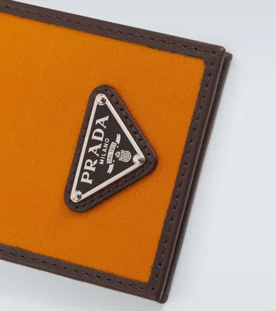 Prada Speedrock Re-nylon Card Case With Strap In Multi