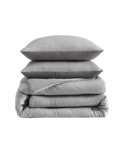 Kenneth Cole Abstract Texture Comforter Set In Gray