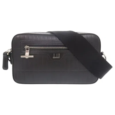 Pre-owned Dunhill Black Leather Shoulder Bag ()