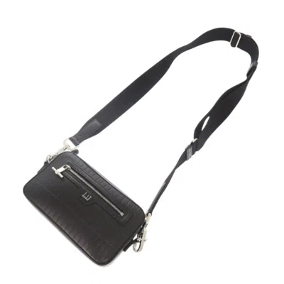 Pre-owned Dunhill Black Leather Shoulder Bag ()