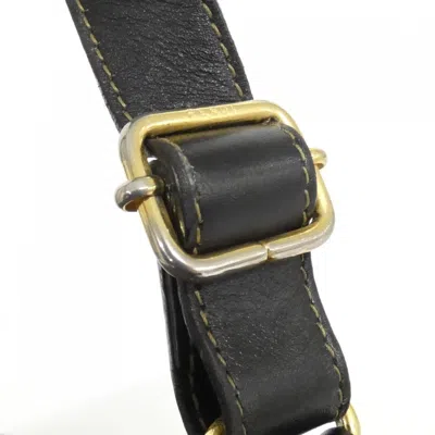 Pre-owned Fendi Black Brown Coated Canvas Leather Backpack () In Multi