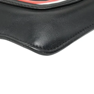 Pre-owned Fendi Black Leather Clutch Bag Pouch ()